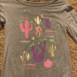Justice cactus shirt